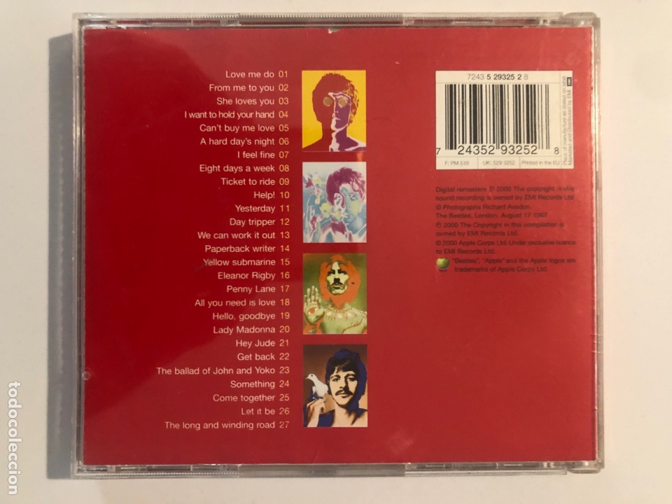 CDs de m&uacute;sica: Cd beatles 1 singles - Foto 3