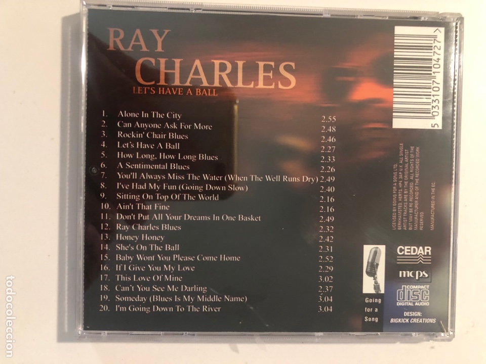CDs de m&uacute;sica: Cd Ray charles let,s have a ball - Foto 2