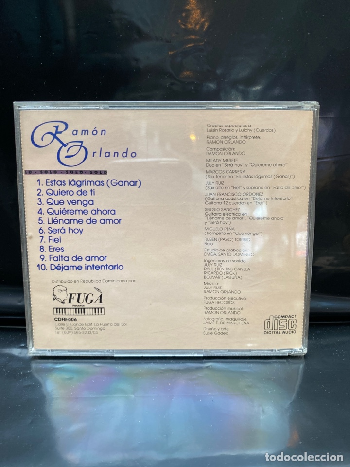 CDs de m&uacute;sica: CD RAM&Oacute;N ORLANDO, SOLO, GANAR. - Foto 2