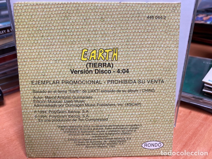 CDs de m&uacute;sica: Uakti - Earth (Tierra) (CD, Single) - Foto 2