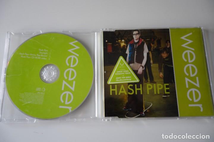 CDs de m&uacute;sica: WEEZER: HASH PIPE. CD SINGLE ORIGINAL UK. 4 TEMAS - Foto 1