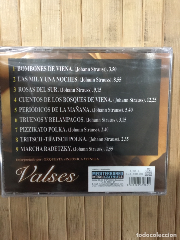 CDs de m&uacute;sica: VALSES CD - Precintado - - Foto 2