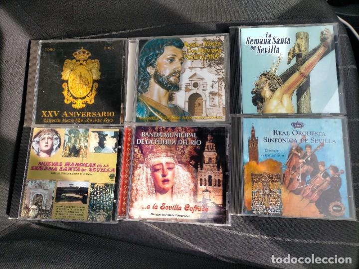 CDs de m&uacute;sica: LOTE DE 5 CDS DE SEMANA SANTA DE SEVILLA