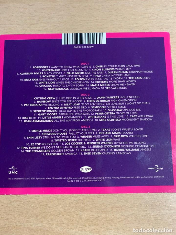 CDs de m&uacute;sica: CLASSIC POWER BALLADS 3CD - Foto 2