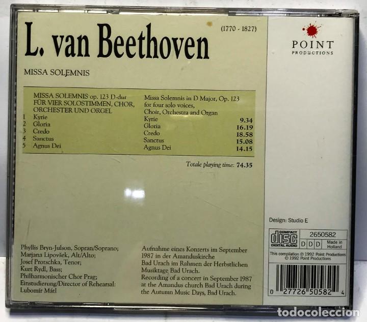 CDs de m&uacute;sica: Beethoven &lrm;&ndash; Missa Solemnis - cd POINT CLASSICS - Foto 3
