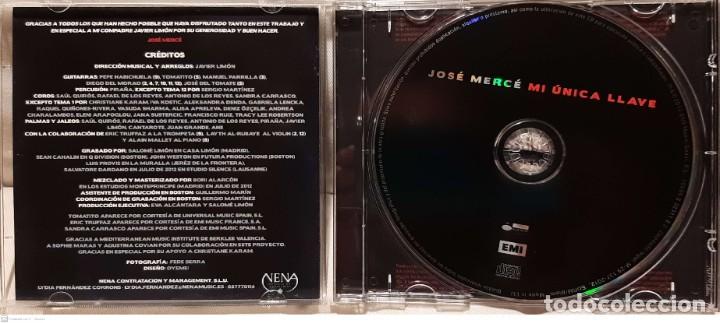 CDs de m&uacute;sica: Jos&eacute; Merc&eacute; &lrm;&ndash; Mi &Uacute;nica Llave - Foto 2