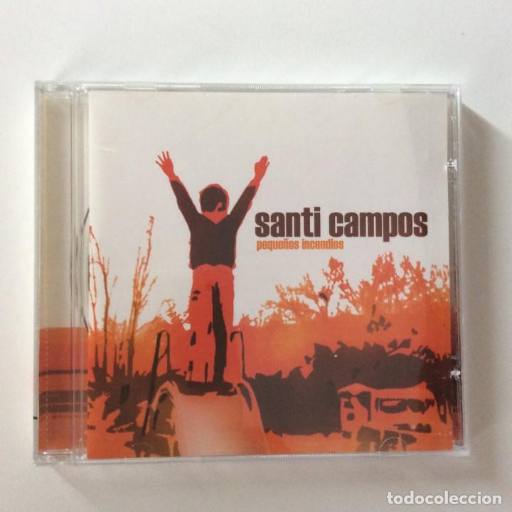 CDs de m&uacute;sica: CD SANTI CAMPOS-PEQUE&Ntilde;OS INCENDIOS - Foto 1