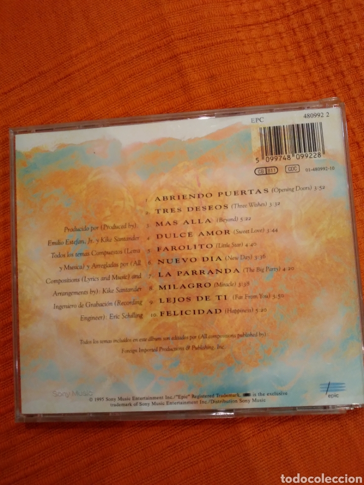 CDs de m&uacute;sica: GLORIA ESTEFAN - ABRIENDO PUERTAS - - Foto 2