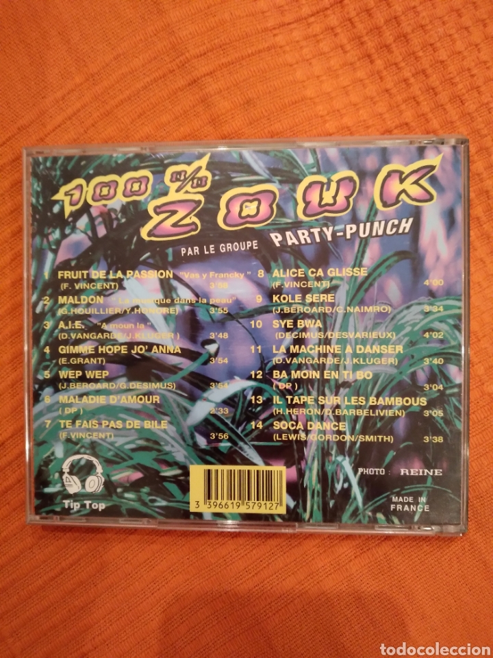 CDs de m&uacute;sica: PARTY PUNCH - 100% ZOUK - - Foto 2