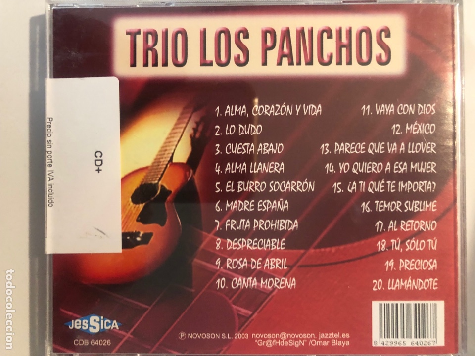 CDs de m&uacute;sica: Cd trio los panchos - Foto 2