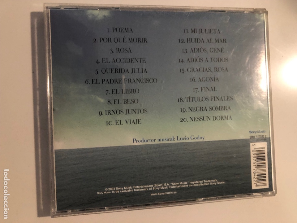 CDs de m&uacute;sica: Cd mar adentro Alejandro amenabar - Foto 2