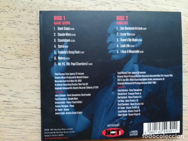 CDs de m&uacute;sica: John Coltrane. Giant Steps + Lush Life (2 cd&acute;s) - Foto 2