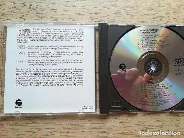 CDs de m&uacute;sica: Lightnin&acute; Hopkins. Double Blues. CD - Foto 3
