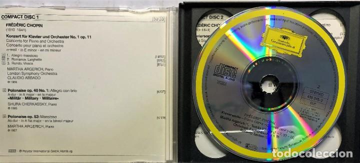 CDs de m&uacute;sica: 2 CD - COMPACT CLASSICS - CHOPIN - MARTHA ARGERICH - doble CD - Foto 2