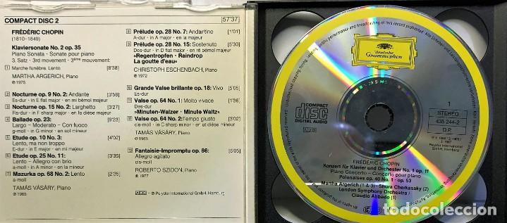 CDs de m&uacute;sica: 2 CD - COMPACT CLASSICS - CHOPIN - MARTHA ARGERICH - doble CD - Foto 3