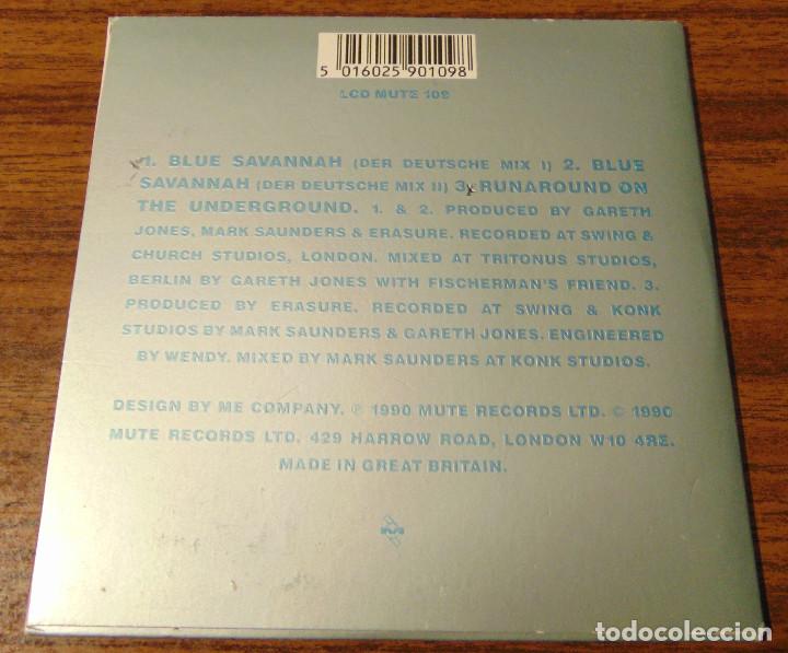 CDs de m&uacute;sica: ERASURE - BLUE SAVANNAH - CDSINGLE 3 TEMAS - Foto 4