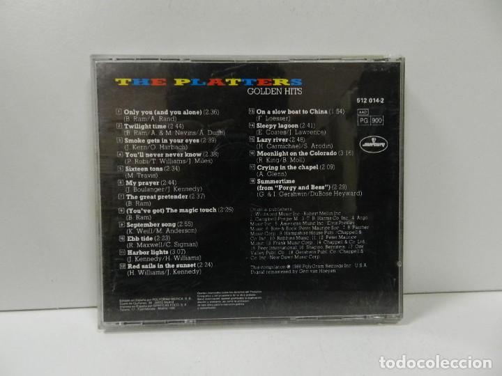 CDs de m&uacute;sica: DISCO CD. The Platters &ndash; Golden Hits. COMPACT DISC. - Foto 2