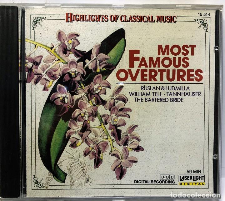 CDs de m&uacute;sica: Various &ndash; Most Famous Overtures - CD, Compilation - LaserLight Digital - Foto 1