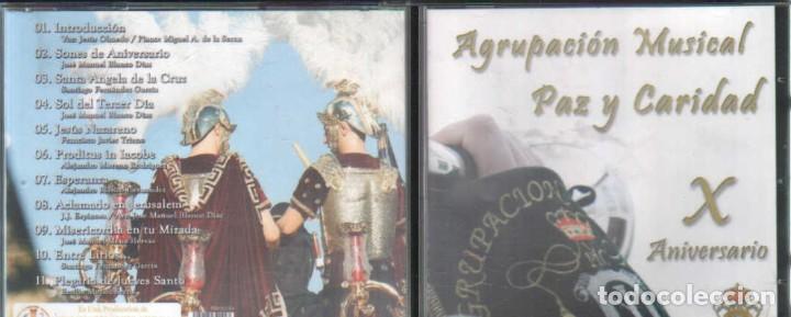 CDs de m&uacute;sica: AGRUPACION MUSICAL PAZ Y CARIDAD. X ANIVERSARIO. CD-SESANTA-060