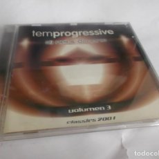 CDs de Música: CD VOLUMEN 3 .- TEMPROGRESSIVE - DJ NELL Y DJ NANO- CLASSICS 2001 - 11 TEMAS LARGOS. Lote 330483638