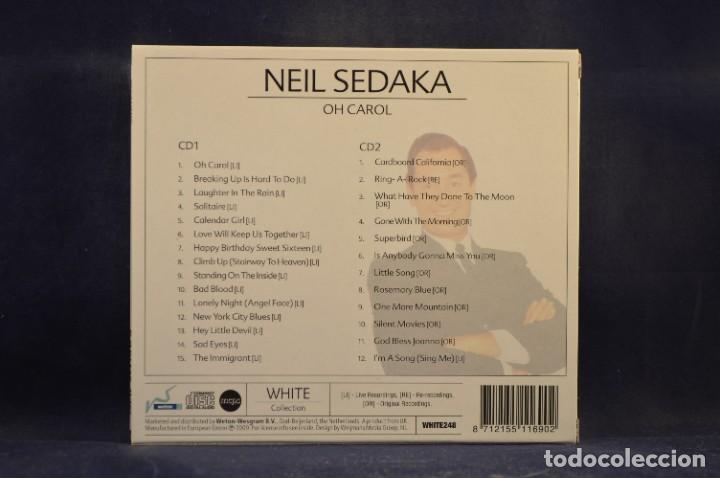 CDs de m&uacute;sica: NEIL SEDAKA - OH CAROL - 2 CD - Foto 2
