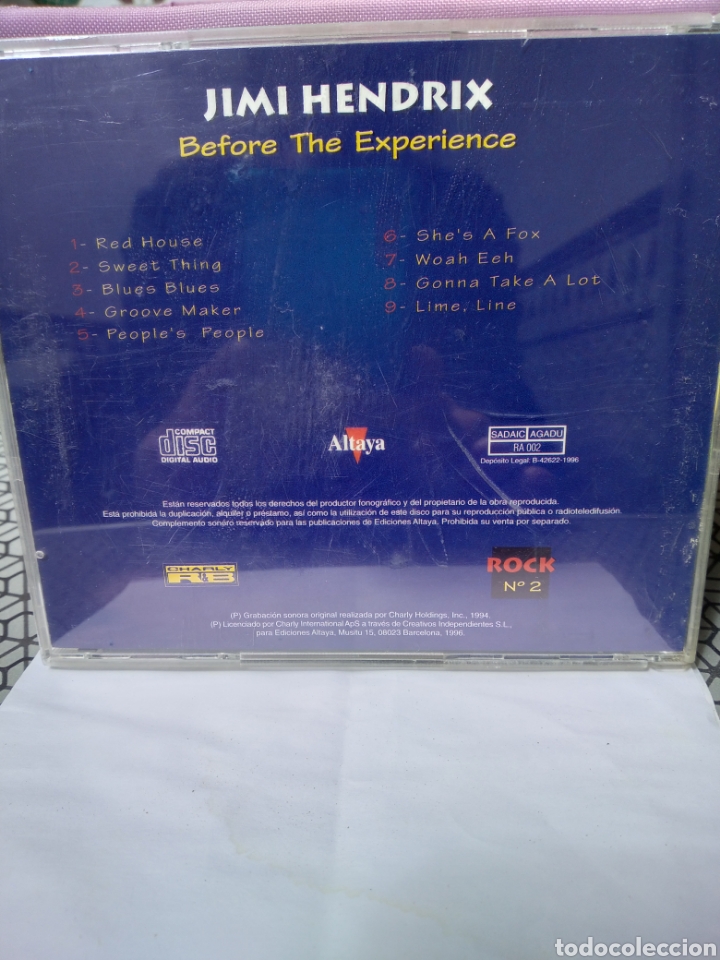 CDs de m&uacute;sica: JIMI HENDRIX - BEFORE THE EXPERIENCE - ES96 - Foto 2