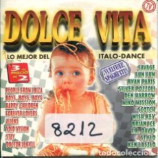 CDs de Musique: DOLCE VITA (LO MEJOR DEL ITALO-DANCE) VARIOS (CD SINGLE CARTON PROMO DIVUCSA). Lote 330611843