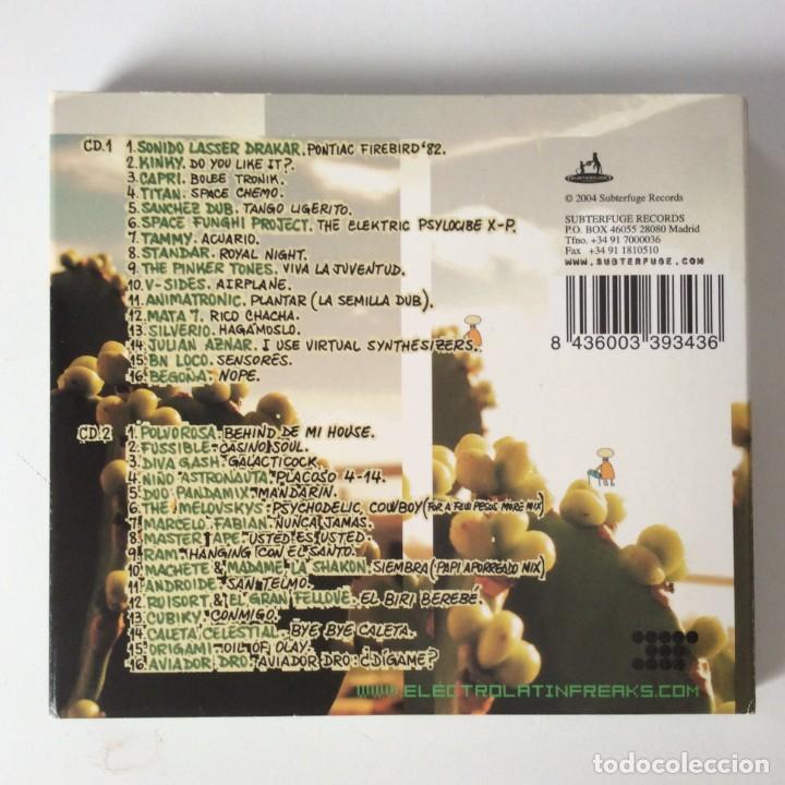 CDs de m&uacute;sica: CD Electronic Latin Freaks. Recopilatorio - Foto 2