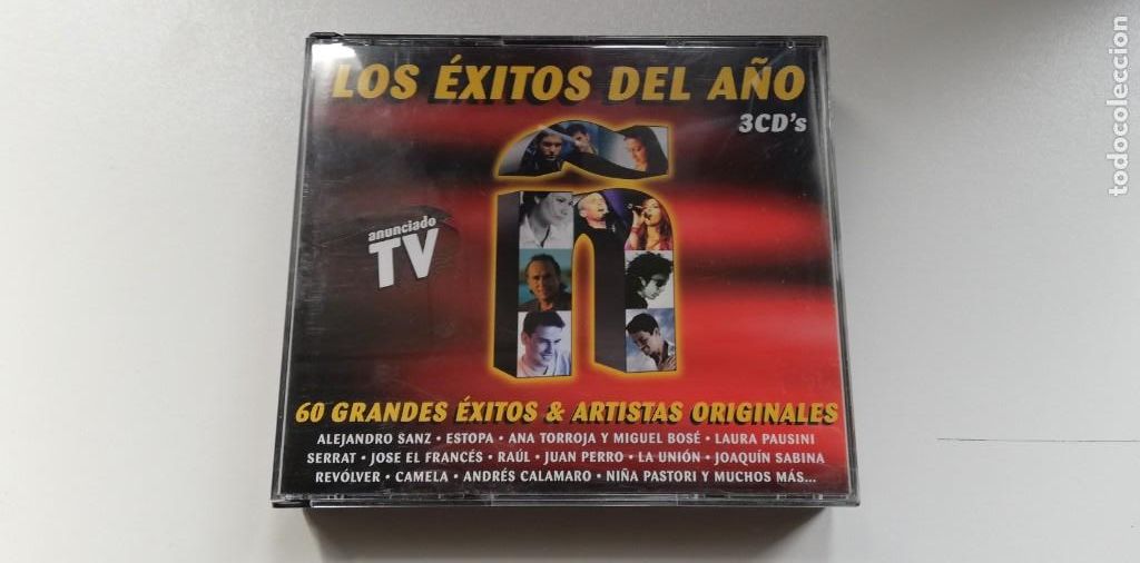 CDs de m&uacute;sica: L14 -&Ntilde; (Los &Eacute;xitos Del A&ntilde;o) 2000 - 3CD PORT VG DISC VG+ - Foto 1