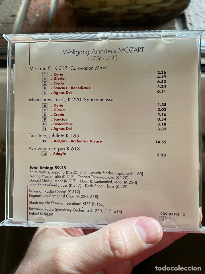 CDs de m&uacute;sica: Misa de la coronaci&oacute;n. Kubelik. - Foto 3