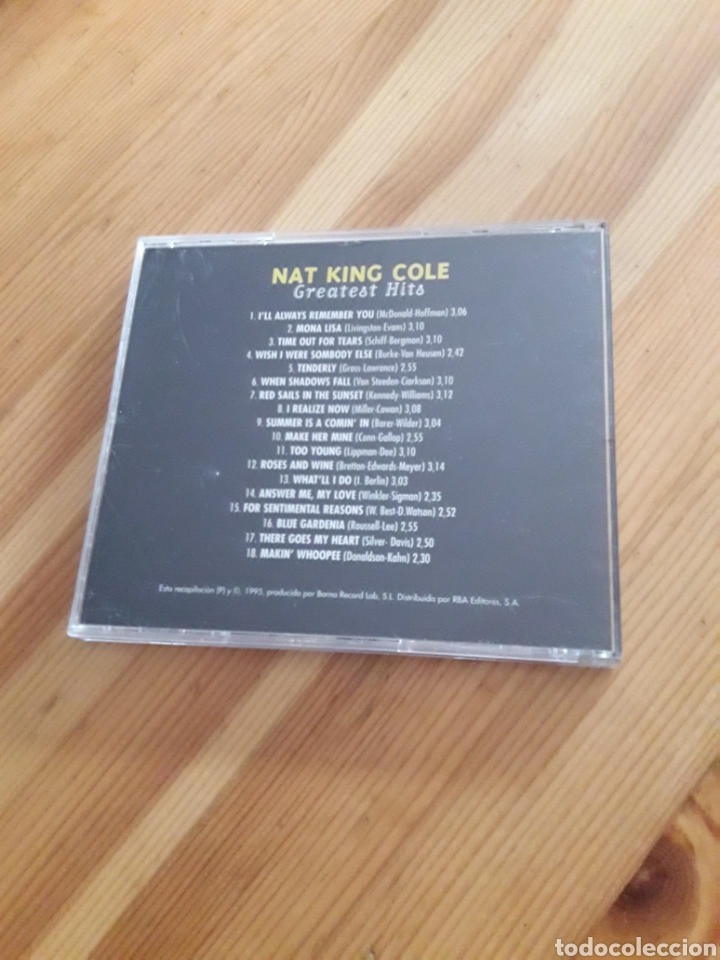 CDs de m&uacute;sica: Nat King Cole Greatest Hits CD - Foto 2