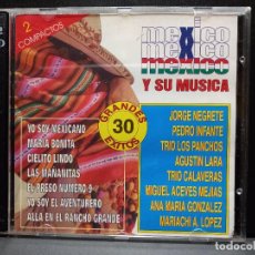 CDs de Música: MÉXICO Y SU MÚSICA VOLUMEN 1 Y 2 - 30 GRANDES ÉXITOS - 2X CD PEPETO