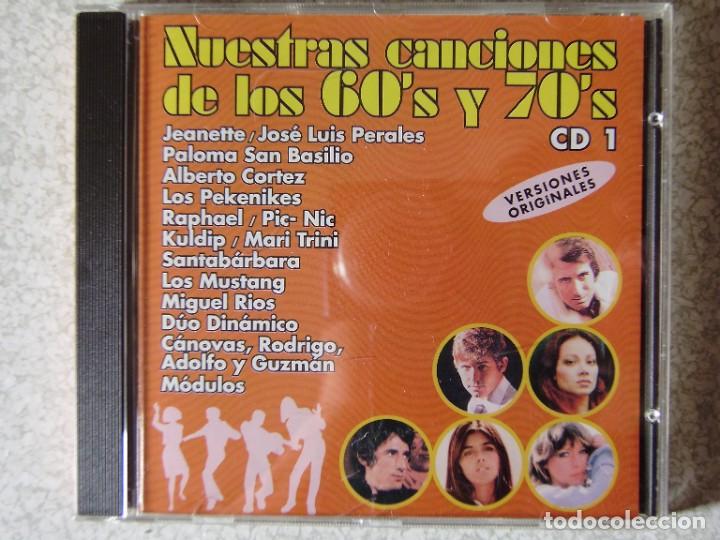 CDs de M&uacute;sica: NUESTRAS CANCIONES DE LOS 60 Y 70.JEANETTE-MIGUEL RIOS-MODULOS...ETC..PEDIDO MINIMO 5&euro;..SALDAO