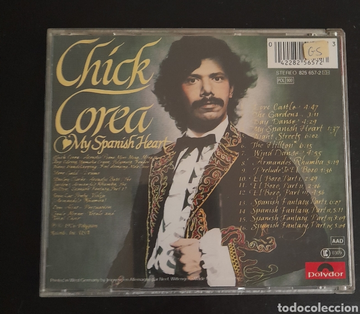 CDs de m&uacute;sica: Chick corea - my spanish heart - Foto 2