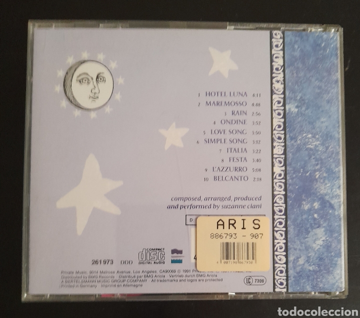 CDs de m&uacute;sica: Suzanne Ciani - Hotel luna - Foto 2