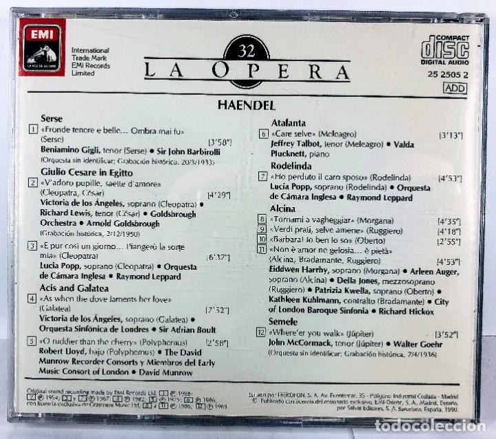 CDs de m&uacute;sica: La Opera - SALVAT - CD N&ordm; 32 - Haendel - Foto 3