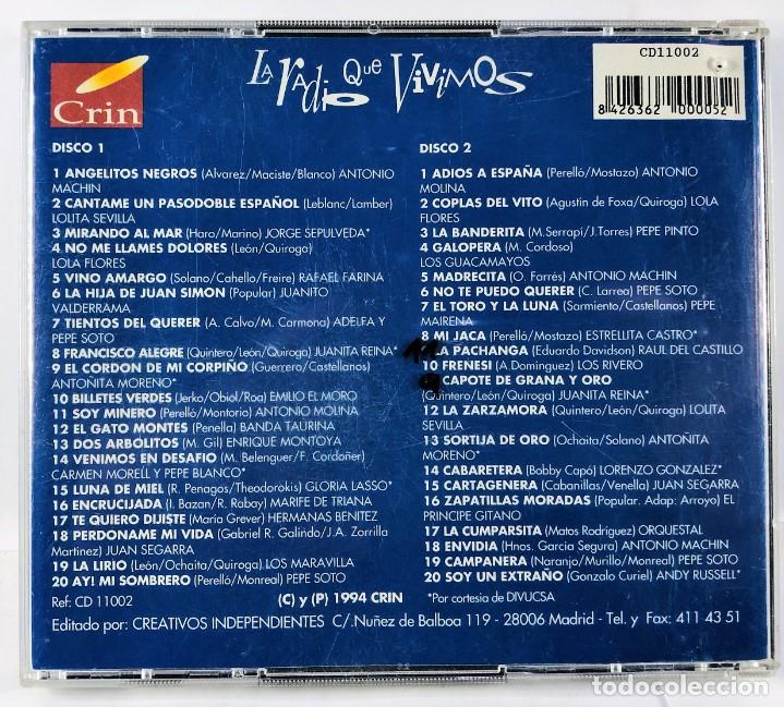 CDs de m&uacute;sica: Various &ndash; La Radio Que Vivimos - 2 x CD, Compilation - Foto 4