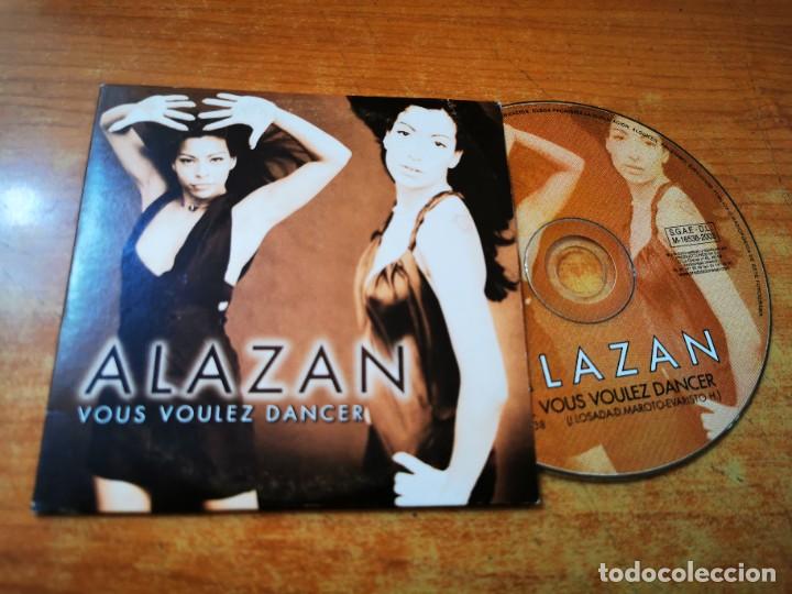 Music CDs: ALAZAN Vous voulez dancer CD SINGLE PROMO CARTON DEL A&Ntilde;O 2003 VENI VIDI VICI JAVIER LOSADA 1 TEMA
