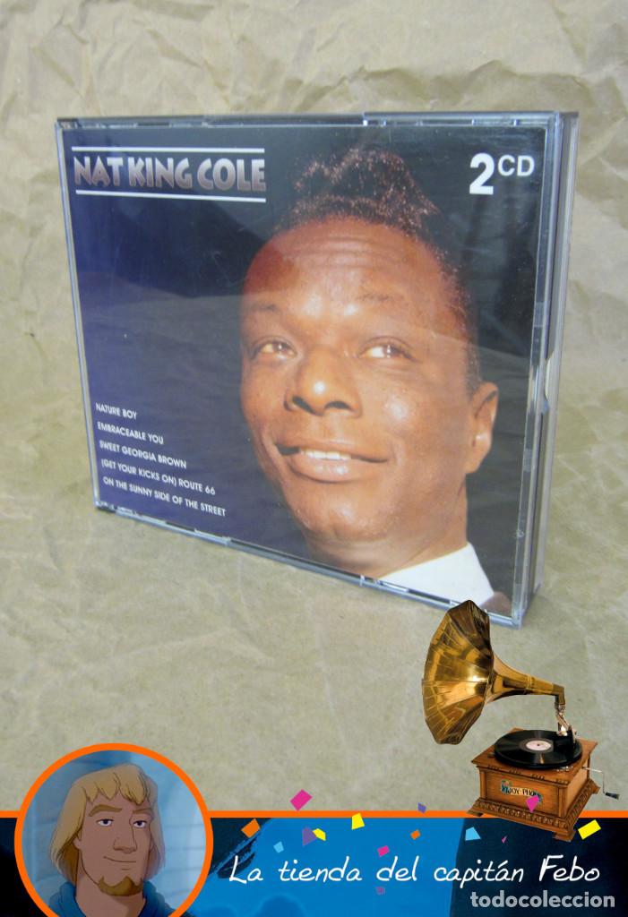 CDs de m&uacute;sica: Nat King Cole. Selecci&oacute;n de temas en 2 cds. - Foto 1