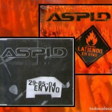 CDs de Música: PACK ÁSPID - LATIENDO EN VIVO - CD + DVD - EDIT. LÍMIT. FUNDA DE CARTÓN (SLIPCASE) + CD MAXI - BBM. Lote 342207388