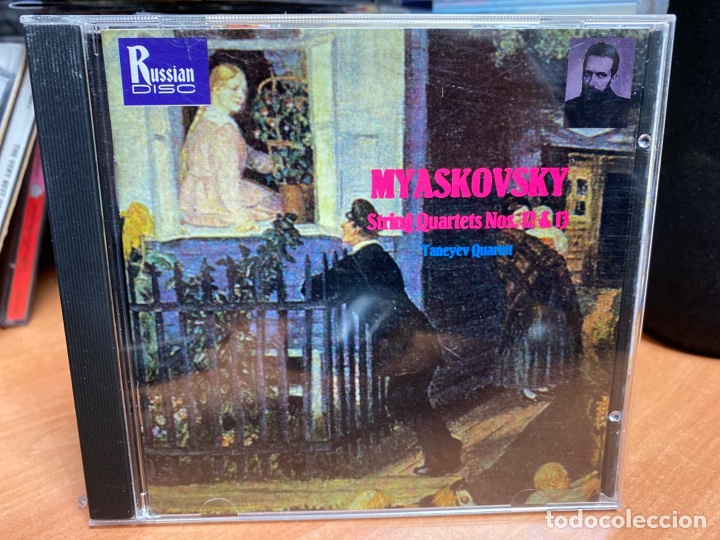 CDs de m&uacute;sica: Myaskovsky - Taneyev Quartet - String Quartets Nos. 12 & 13 (CD, Album) - Foto 1