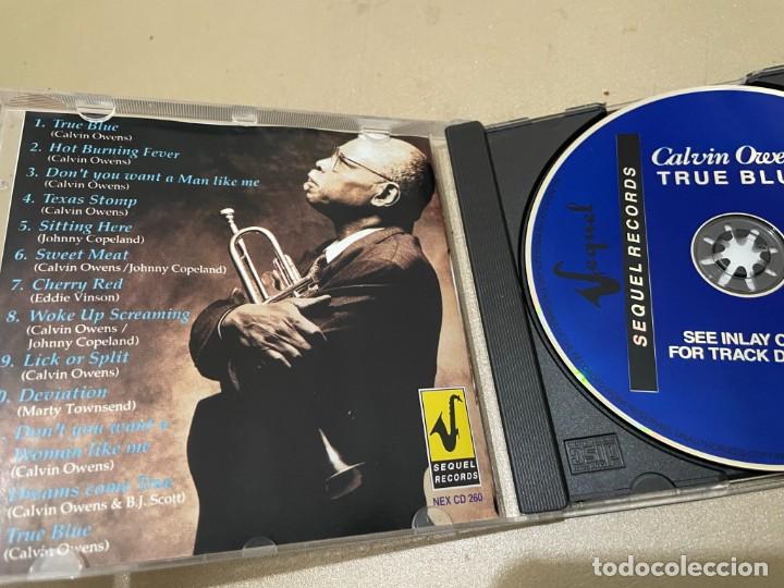 CDs de m&uacute;sica: CD CALVIN OWENS TRUE BLUE - Foto 2