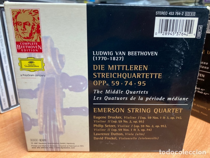 CDs de m&uacute;sica: Beethoven - Emerson String Quartet - Complete Beethoven Edition Vol. 12 (2xCD, Caja) - Foto 2