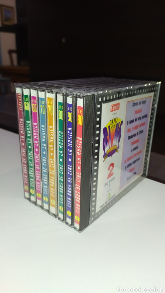 CDs de M&uacute;sica: 8 CD de 100 a&ntilde;os de cine de 1995