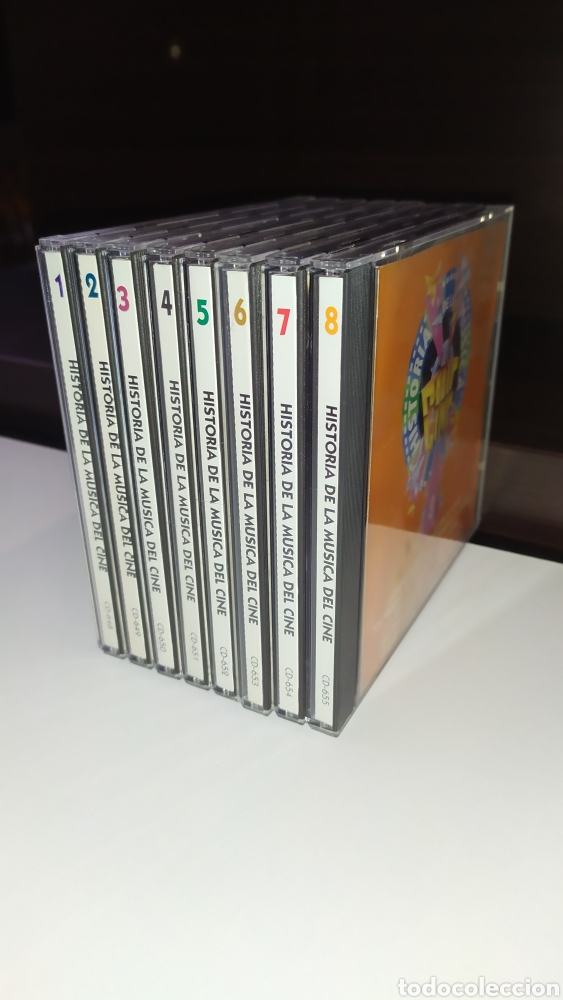 Music CDs: 8 CD historia de 100 a&ntilde;os de cine
