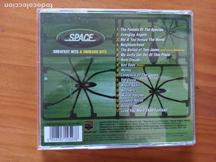 CDs de m&uacute;sica: CD SPACE - GREATEST HITS & UNHEARD BITS (1L) - Foto 2