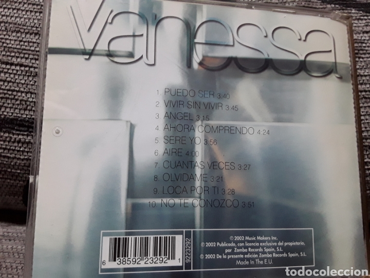CDs de m&uacute;sica: Vanessa&ndash; Vanessa - Foto 2