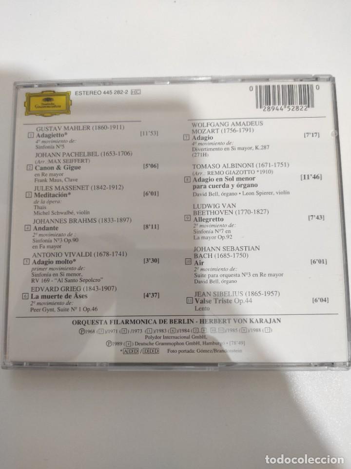 CDs de m&uacute;sica: KARAJAN Adagio - Foto 2