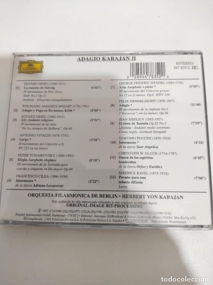 CDs de m&uacute;sica: KARAJAN Adagio II - Foto 2