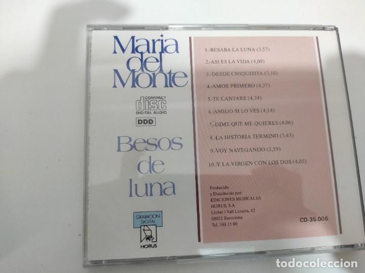 CDs de m&uacute;sica: Maria del Monte cd Besos de luna - Foto 2